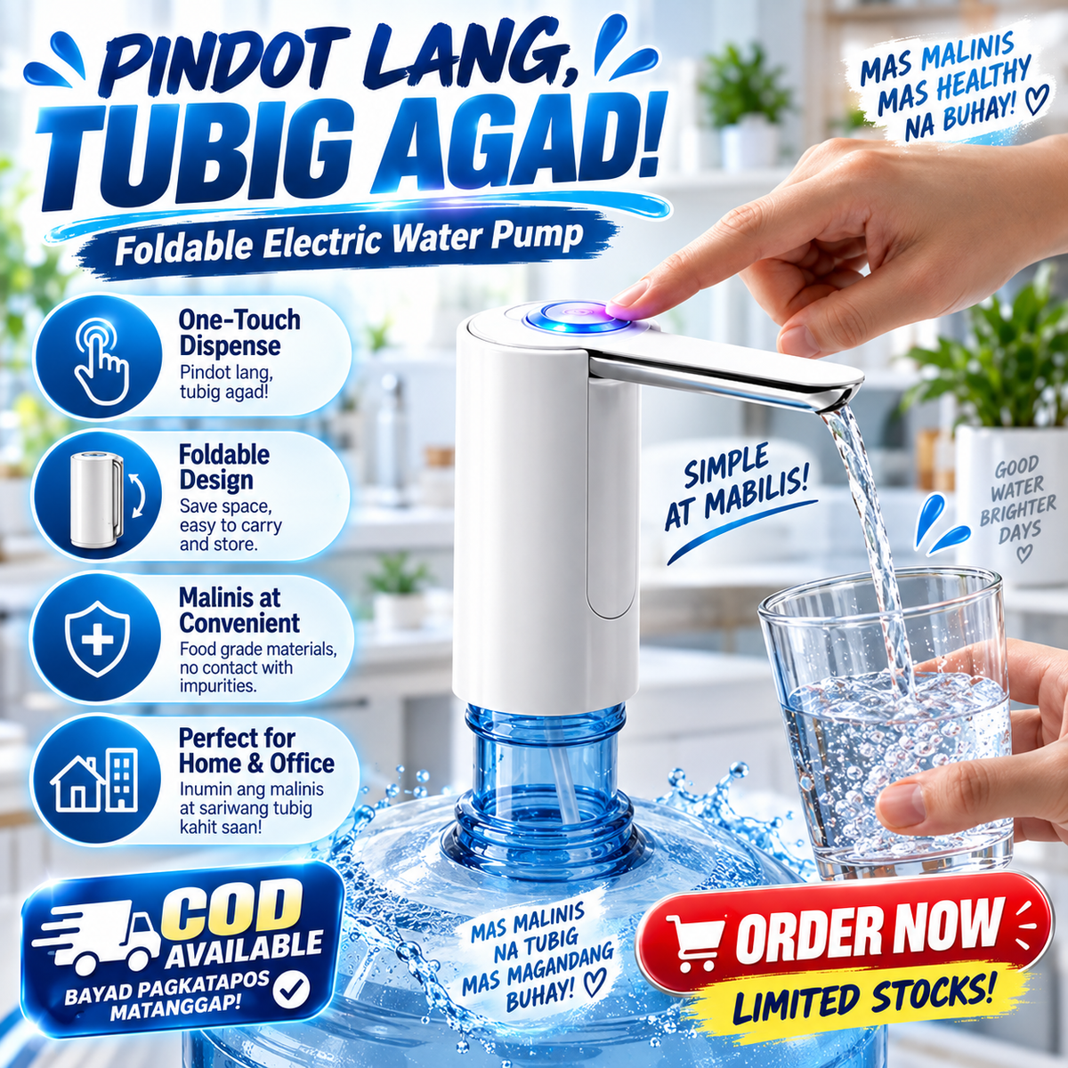 Foldable Electric Water Pump