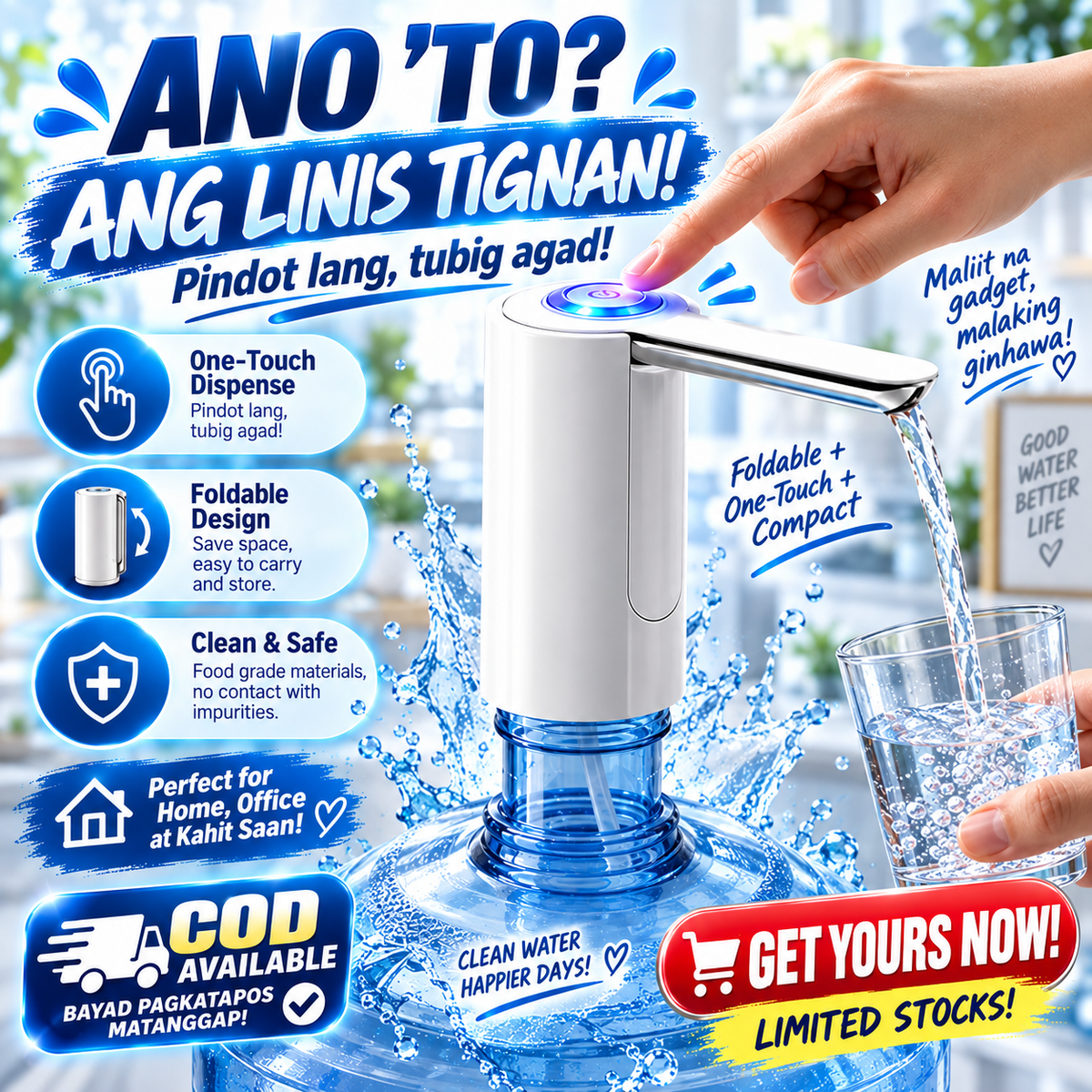 Foldable Electric Water Pump
