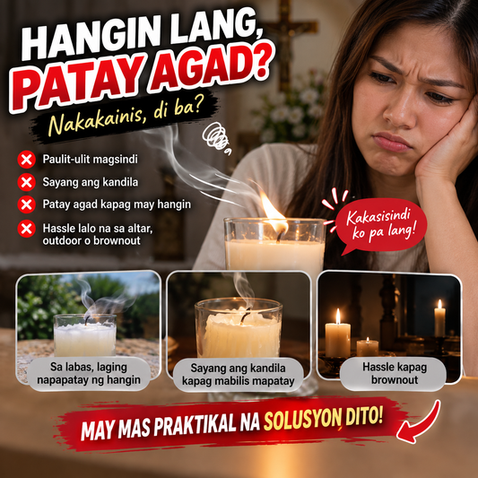 Windproof Candle with Cover