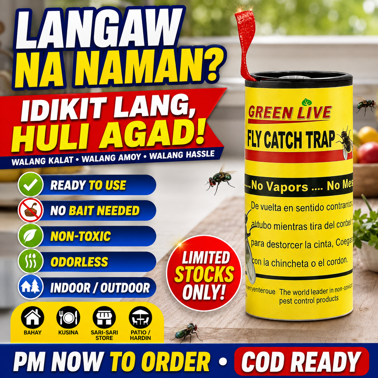 Sticky Fly Catch Trap