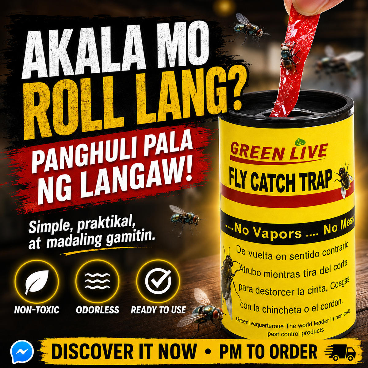 Sticky Fly Catch Trap
