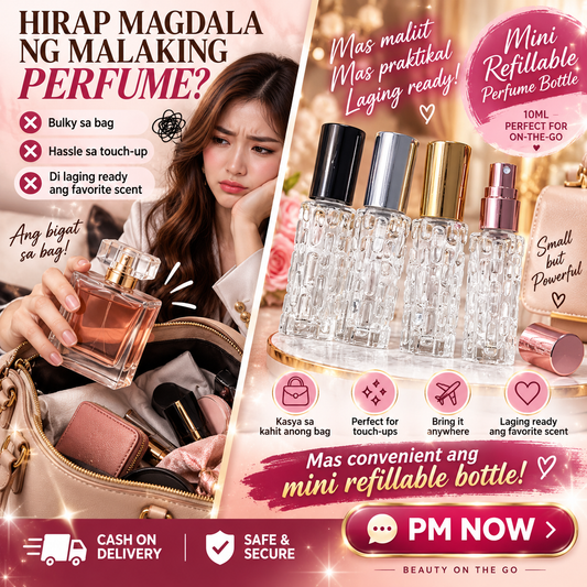 10ml Diamond Facet Mini Perfume Refillable Glass Bottle