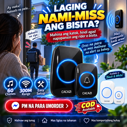 CACAZI Smart Wireless Doorbell