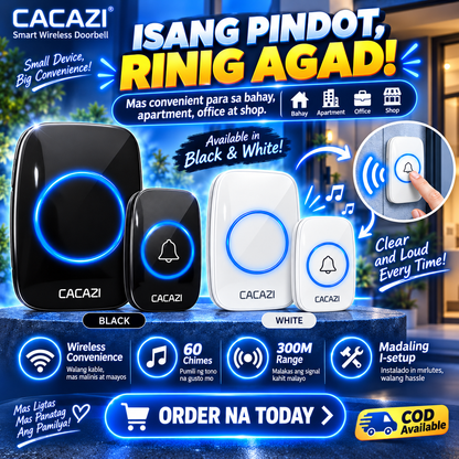 CACAZI Smart Wireless Doorbell