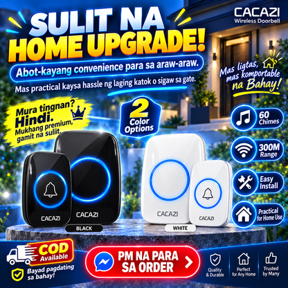CACAZI Smart Wireless Doorbell