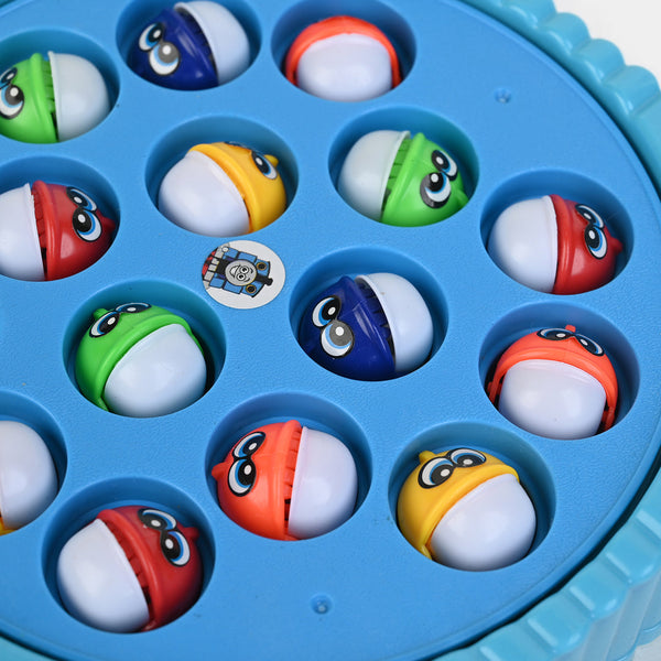 Children's Electrical Music Rotating Fishing Toy