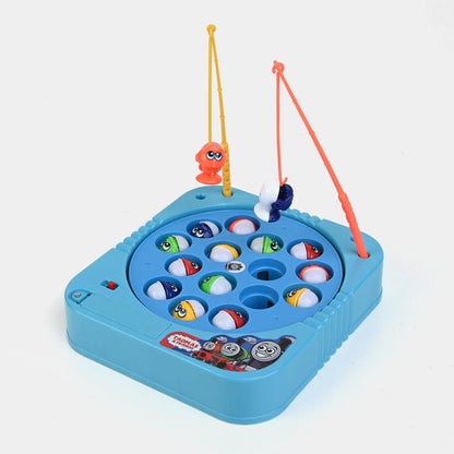 Children's Electrical Music Rotating Fishing Toy