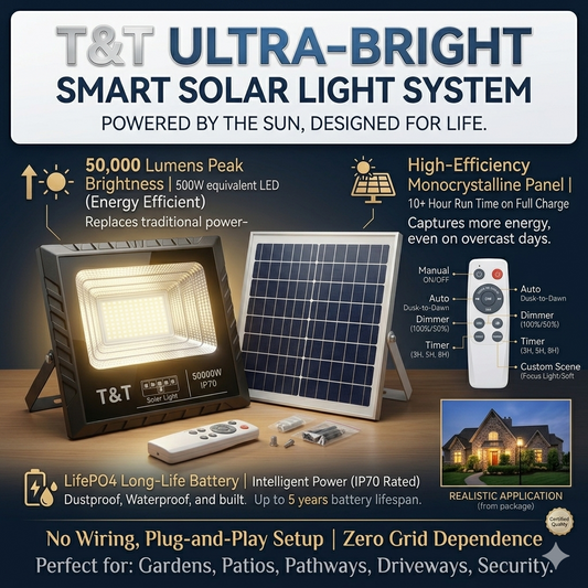 BUY 1 TAKE 1 | T&T Solar Garden Light with Remote Control