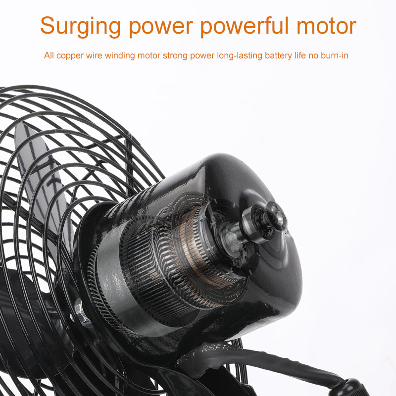 BIS F-8 Rechargeable Lithium Electric Fan with Two Bulbs