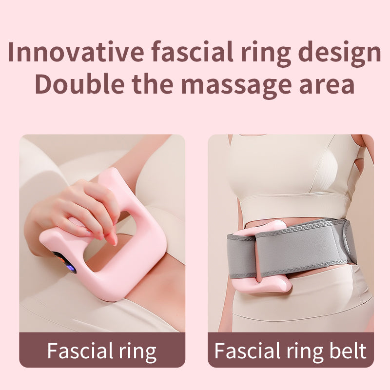 Full-Body Fascia Ring Massager with Belt for Fat Burning & Shaping