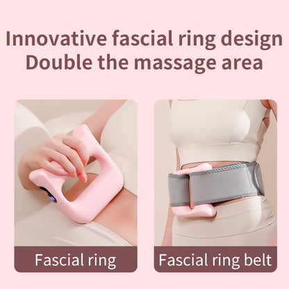 Full-Body Fascia Ring Massager with Belt for Fat Burning & Shaping