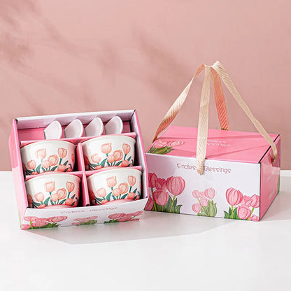 Tulip Ceramic Bowl Gift Set