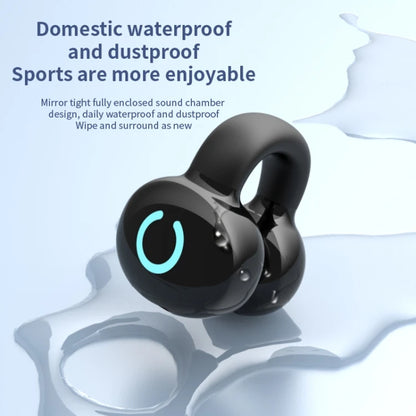 Single Ear Clip-On Headset