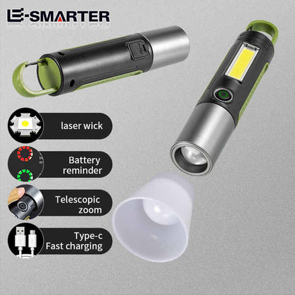 USB Rechargeable Torch Flashlight