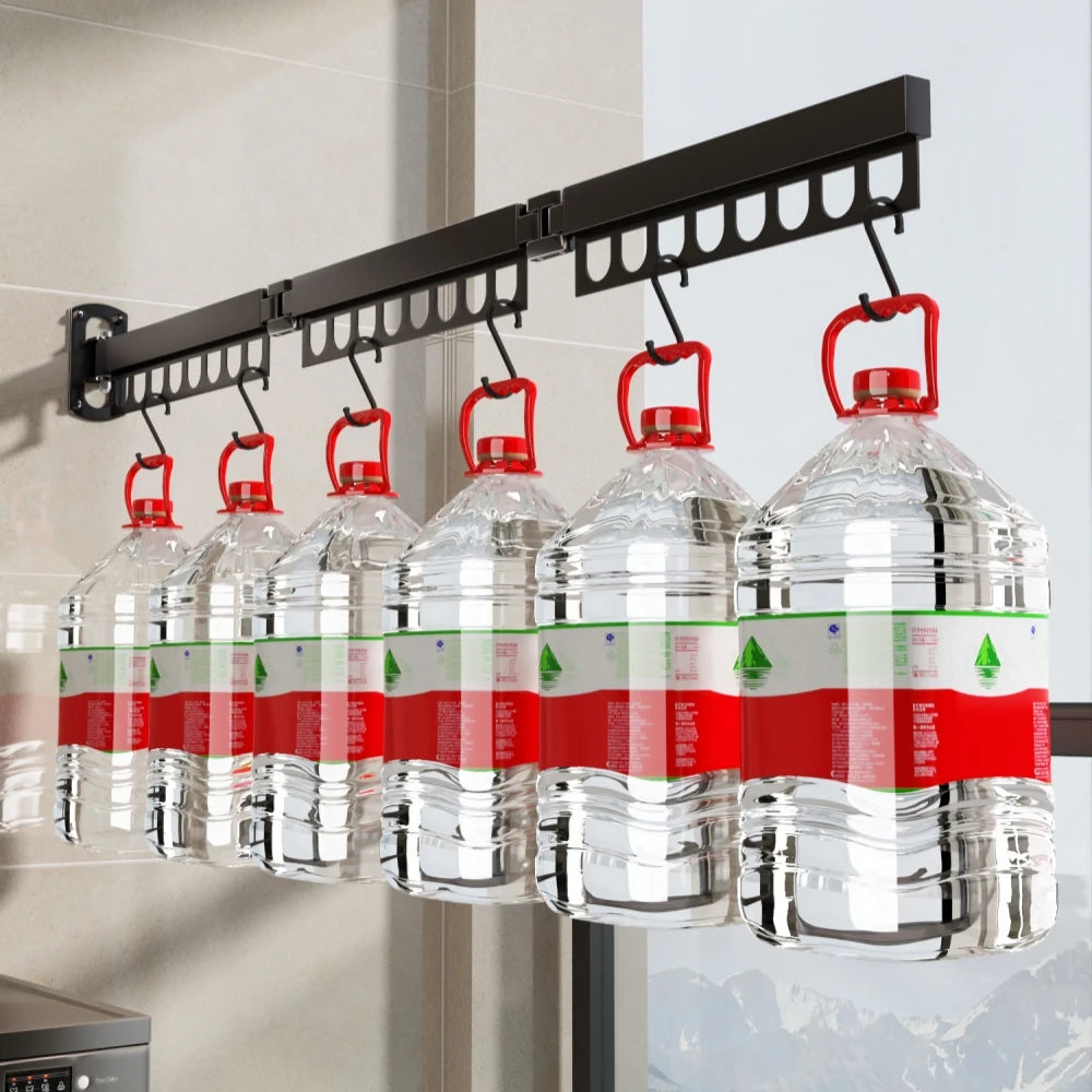 Wall Mounted Folding Retractable Clothes Drying Rack