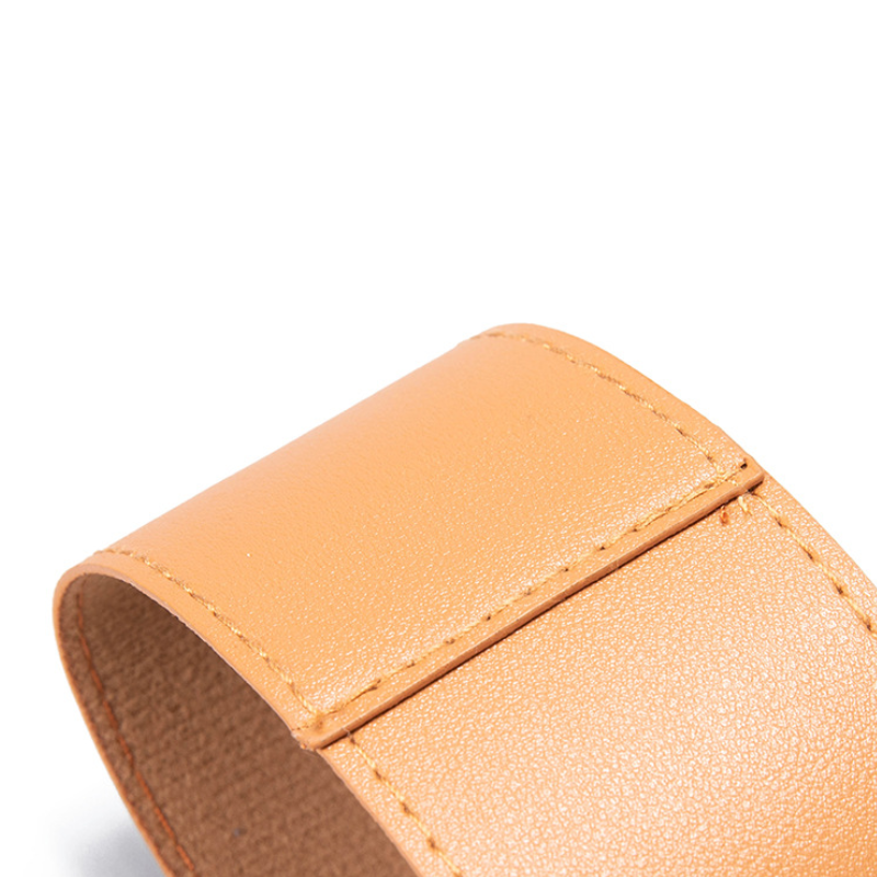 Bamboo Joint Glass Cup with Leather Sleeve