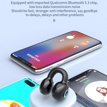 Single Ear Clip-On Headset