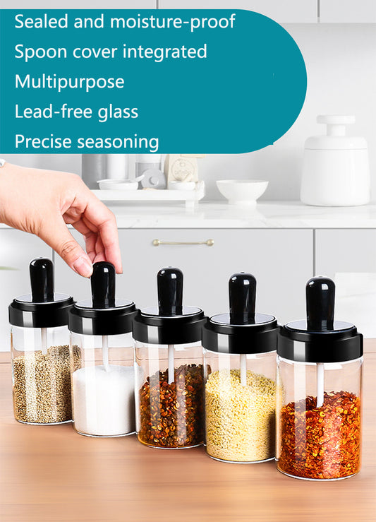 Seasoning Jar with Spoon 10pcs