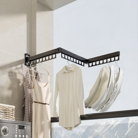 Wall Mounted Folding Retractable Clothes Drying Rack