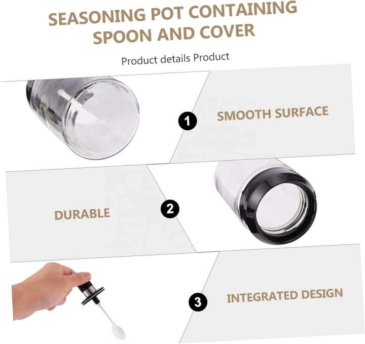 Seasoning Jar with Spoon 10pcs