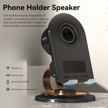 Wireless Bluetooth Audio Sensor Speaker Phone Holder