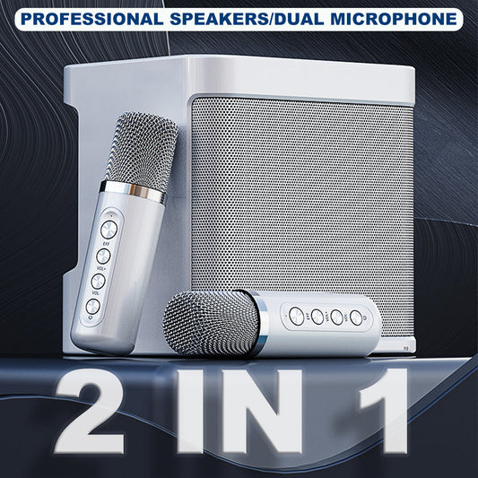 2023 ORIGINAL PORTABLE PROFESSIONAL KARAOKE DUAL MICROPHONE