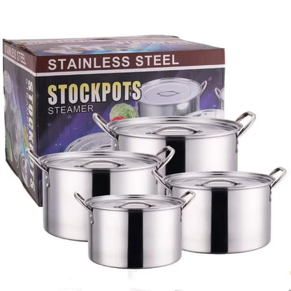 4PCS Stainless Steel Pot