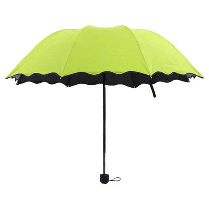 Magic UV Folding Sun/Rain Windproof Flowering Umbrella