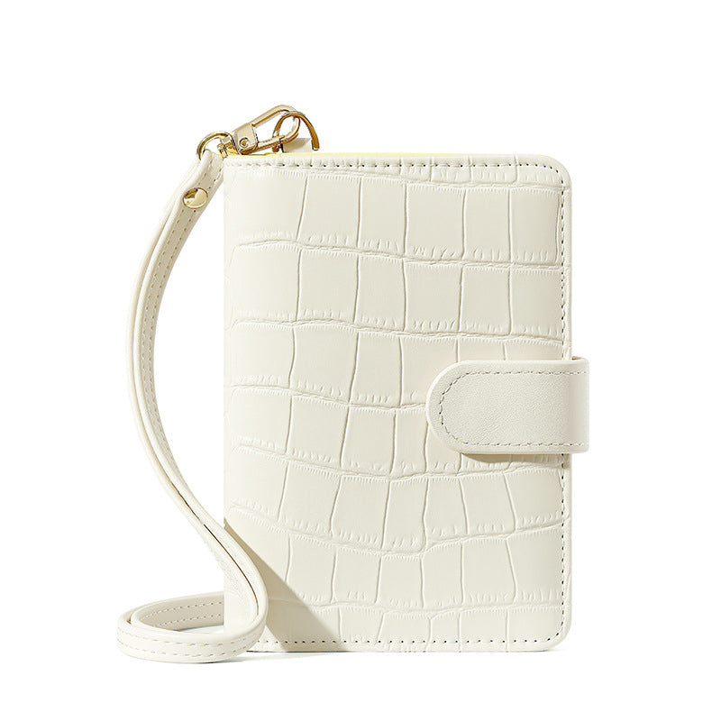 Leather Passport Holder with Neck Lanyard