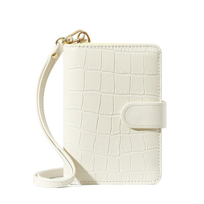 Leather Passport Holder with Neck Lanyard