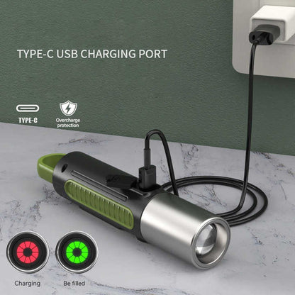 USB Rechargeable Torch Flashlight