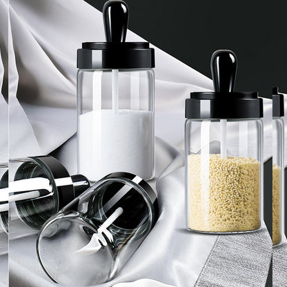 Seasoning Jar with Spoon 10pcs