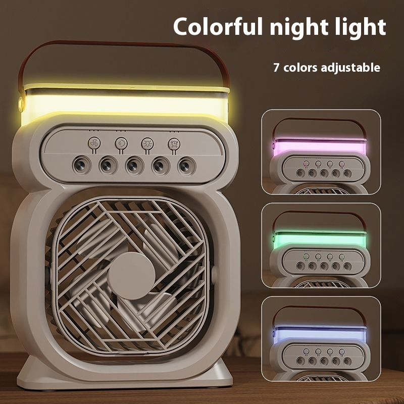 Humidifier Cooling Mist Fan with Night Light