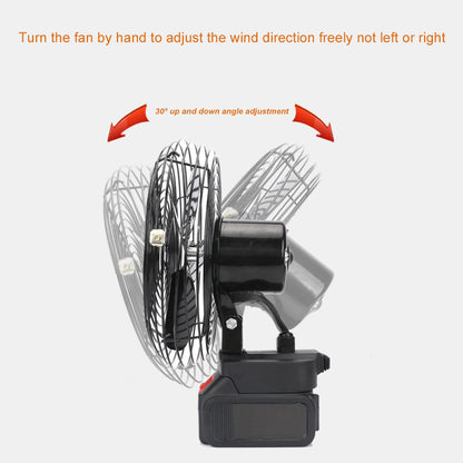 BIS F-8 Rechargeable Lithium Electric Fan with Two Bulbs