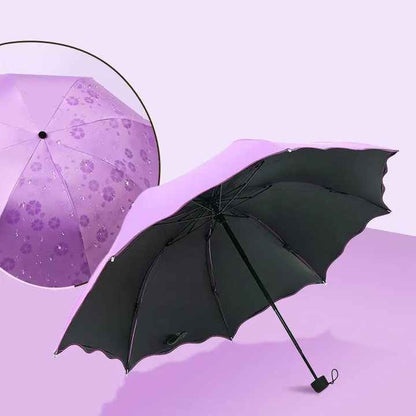 Magic UV Folding Sun/Rain Windproof Flowering Umbrella