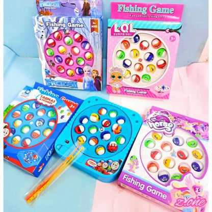 Children's Electrical Music Rotating Fishing Toy