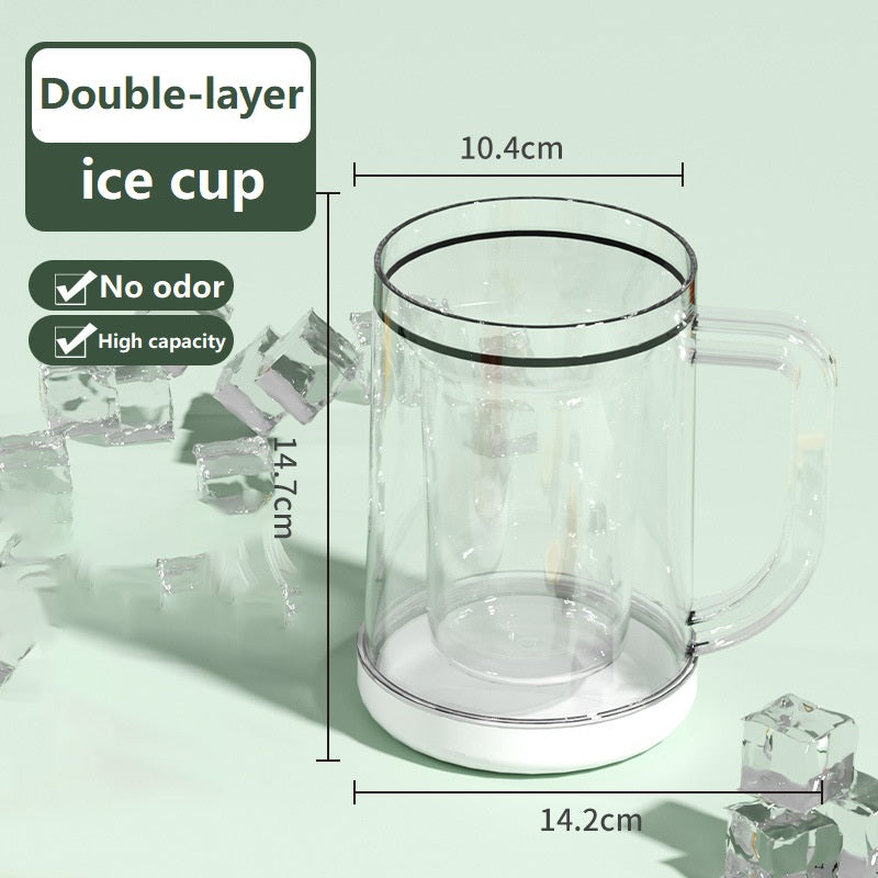 Double Layer Freezing Beer Mug