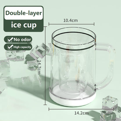 Double Layer Freezing Beer Mug