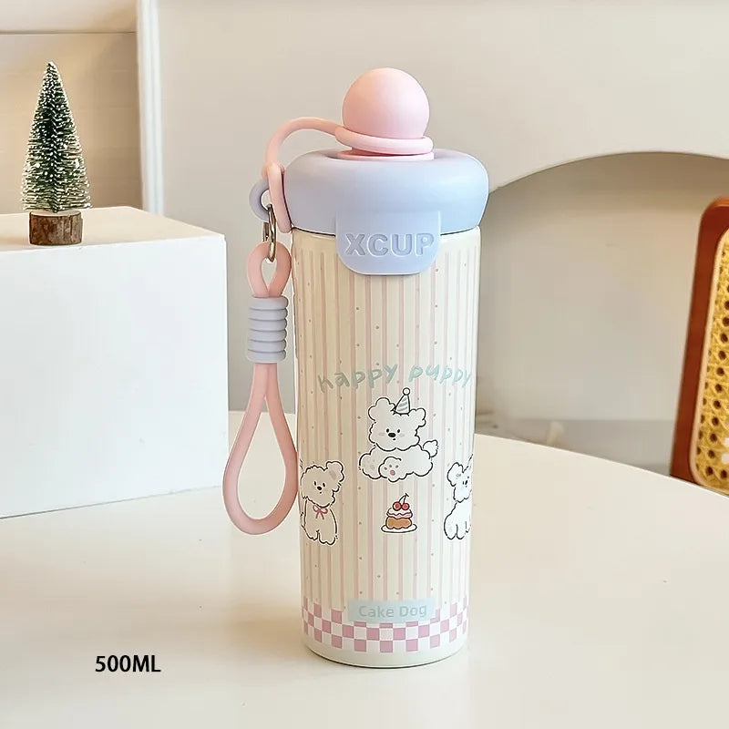 Kawaii Stainless Steel Tumblers 500ml