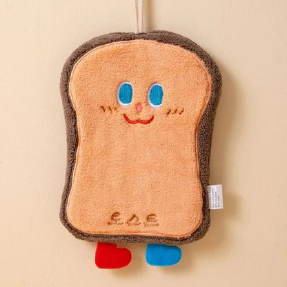 Cute Cartoon Food-Shaped Hanging Hand Towels