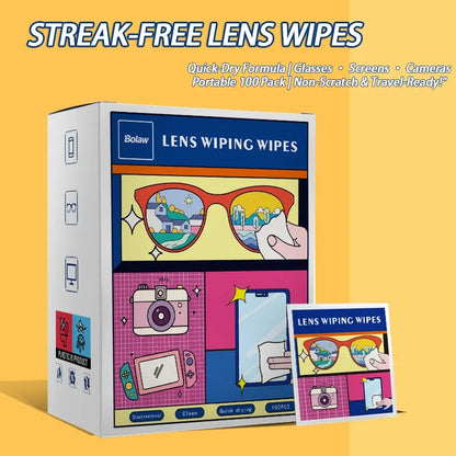 Anti-fog Lens Cleaning Wipes