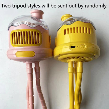 Automatic Oscillating Fan with Flexible Tripod & Night Light