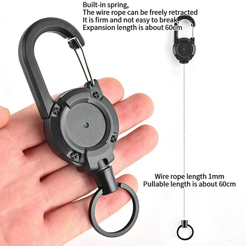 Anti-theft Retractable Keychain