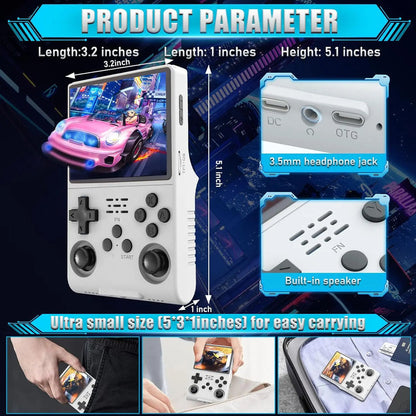 R40S Pro Handheld Retro Gaming Console