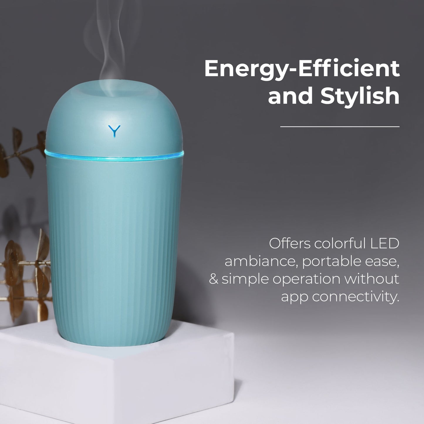 420ml Ultrasonic Aromatherapy Humidifier with LED Light