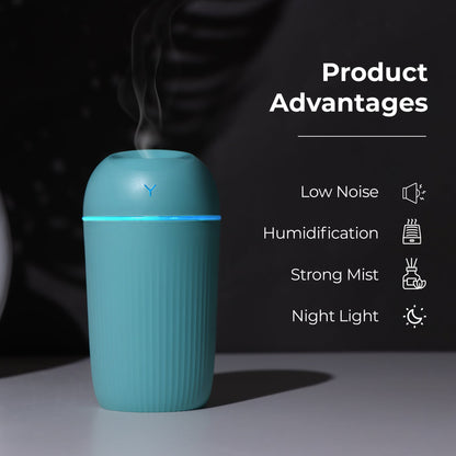 420ml Ultrasonic Aromatherapy Humidifier with LED Light