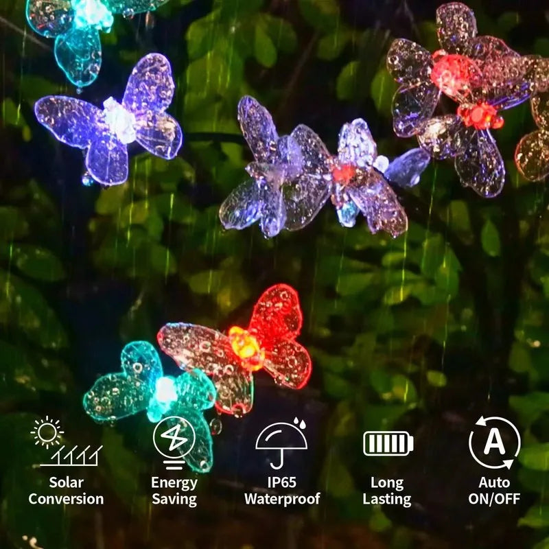 20 LED Solar Christmas String Lights