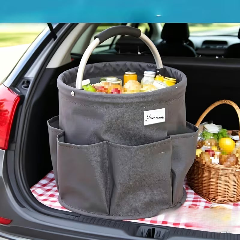Multi-Pocket Storage Basket Organizer