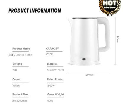 Lux Kiichen Electric Kettle 2.3L