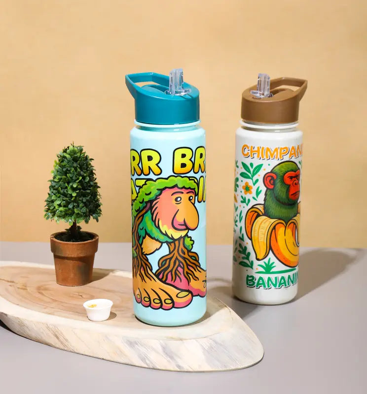 Tung Tung Sahur Water Bottle for Kids 800ml